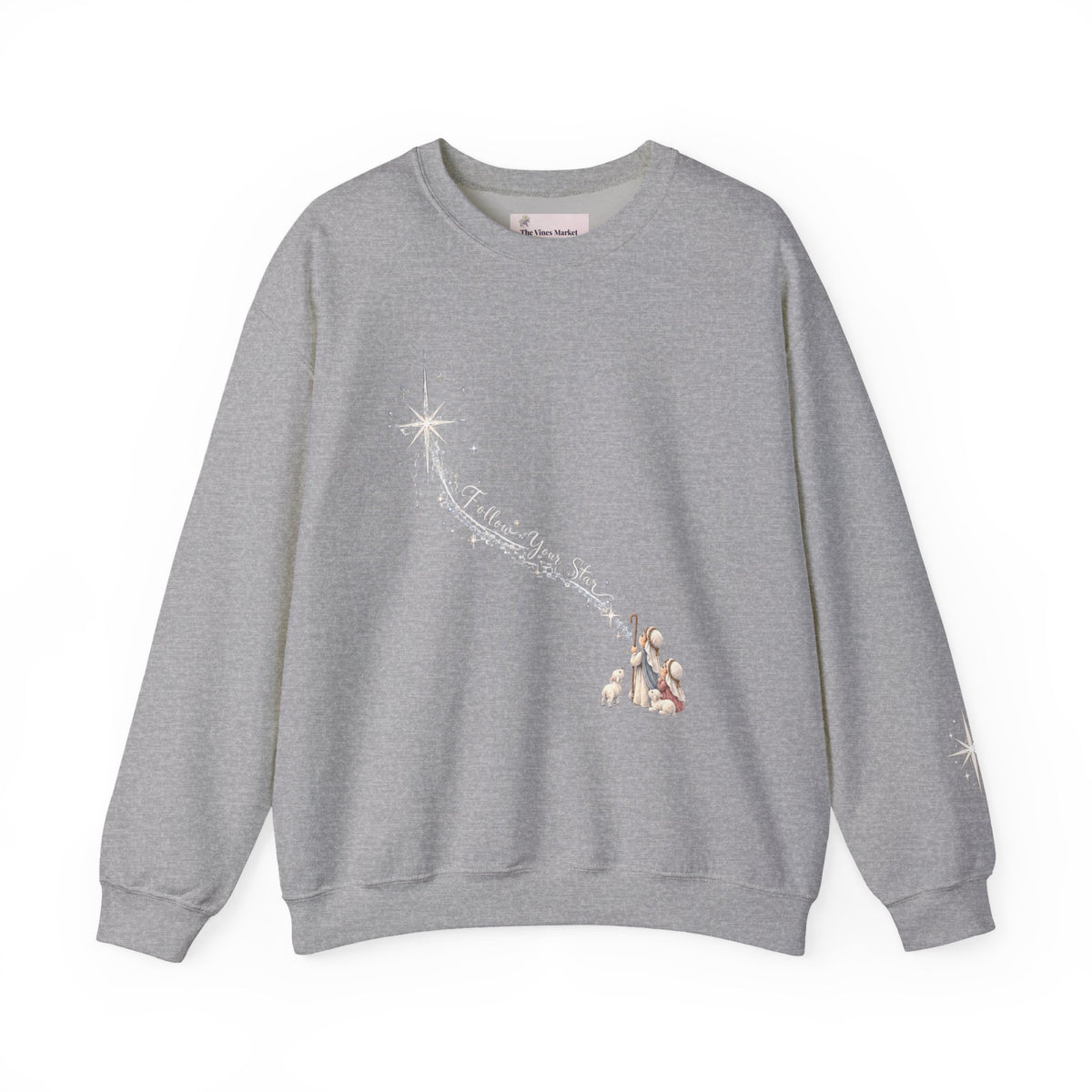 Follow Your Star | Women's Christmas Crewneck Sweatshirt