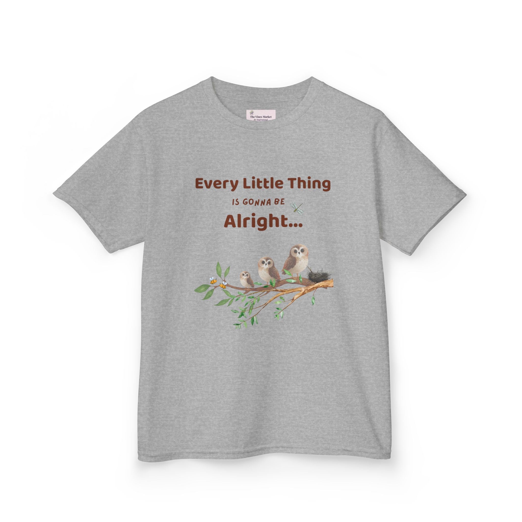 Peace and Love Kids Unisex Tee Shirt:  Every Little Thing is Gonna Be Alright