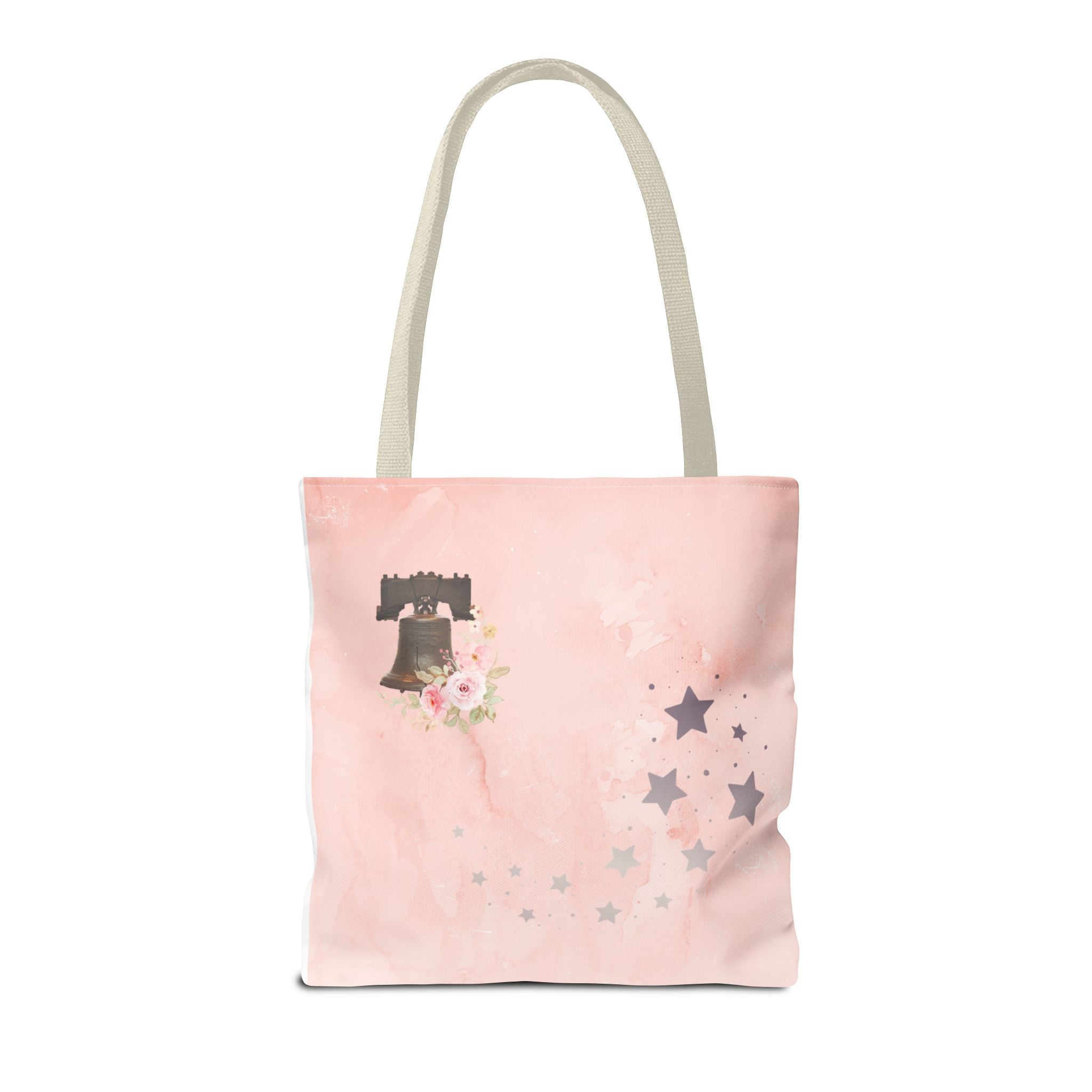 Under God | Watercolor Flag & Roses Tote Bag