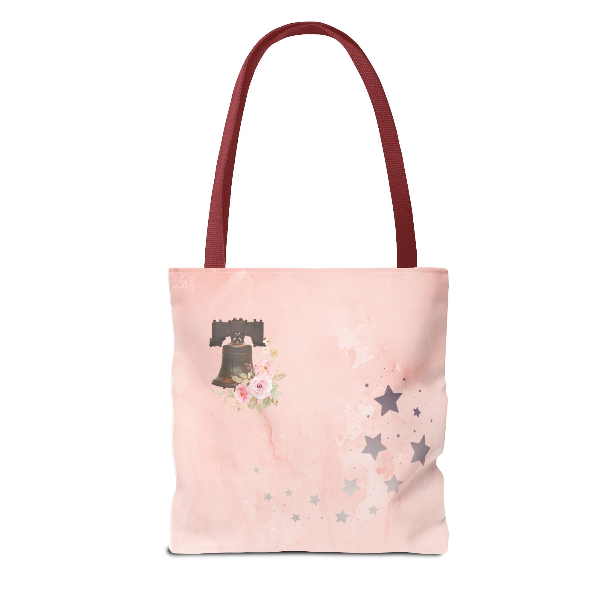 Under God | Watercolor Flag & Roses Tote Bag