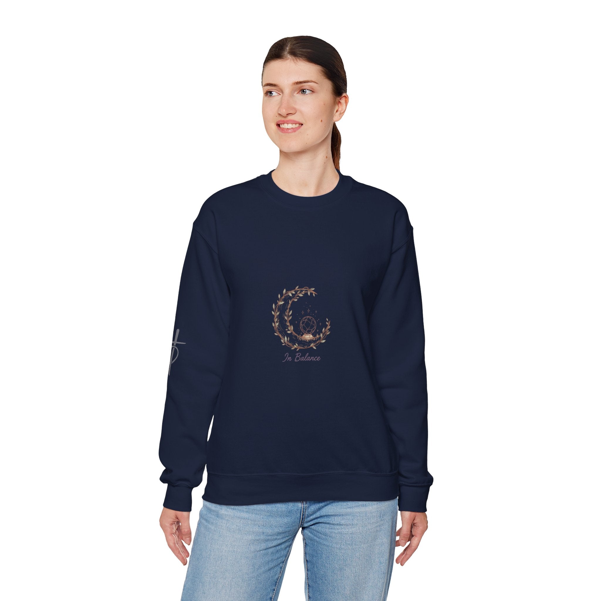 Women's Crew Neck Sweatshirt... In Balance With God