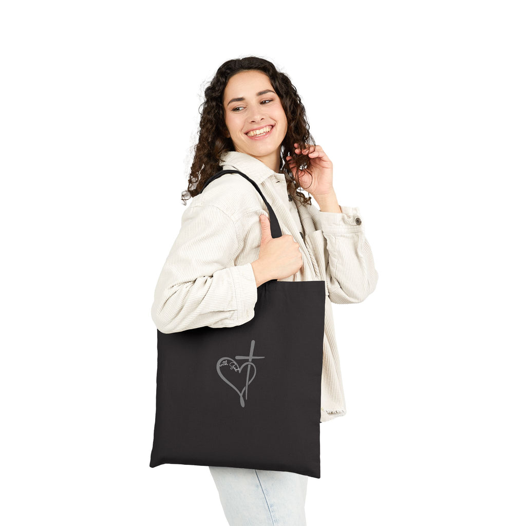 Gentle Moon Wreath Canvas Tote – Rest in Grace