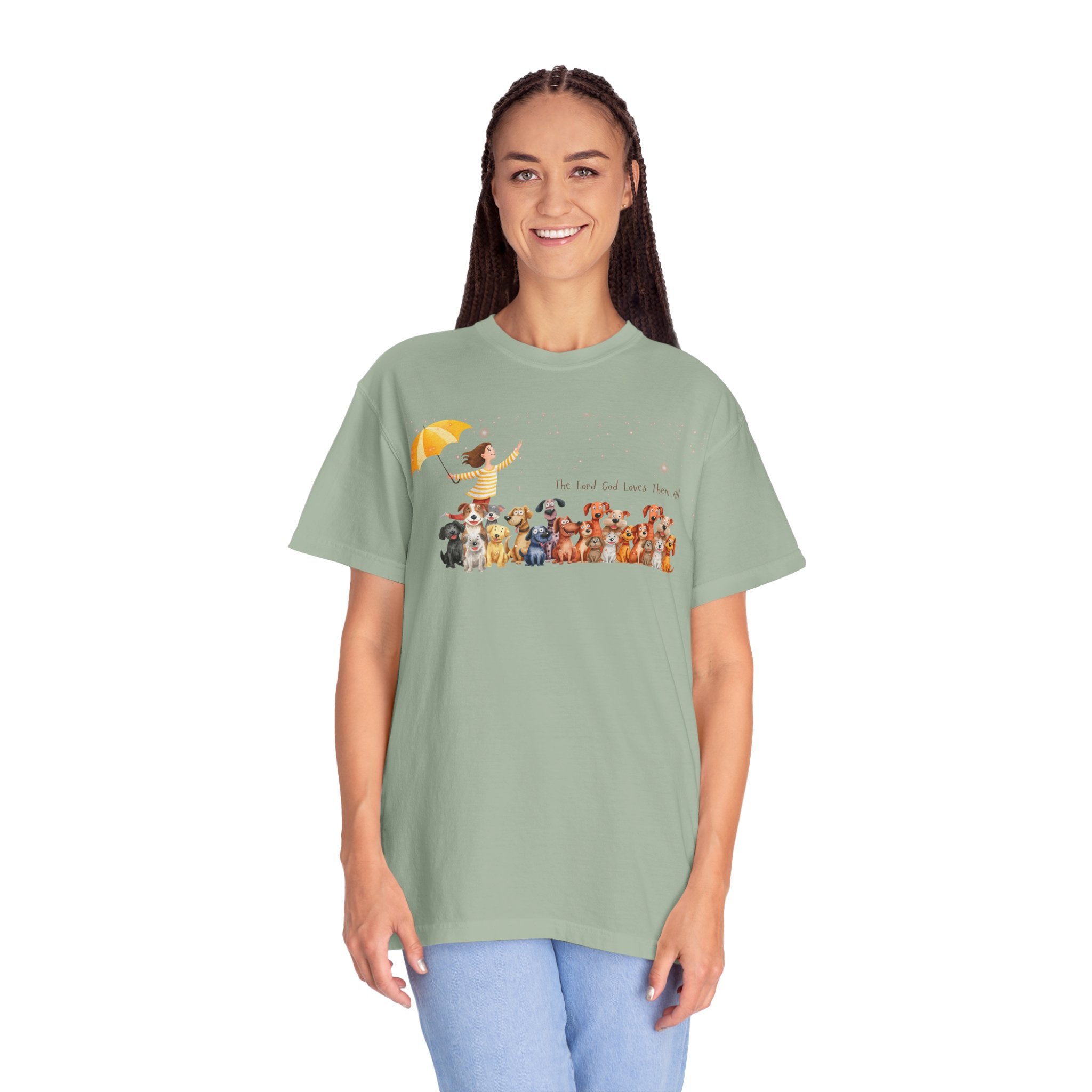 The Lord God Made Them All | Women's Dog Lover Relaxed Tee