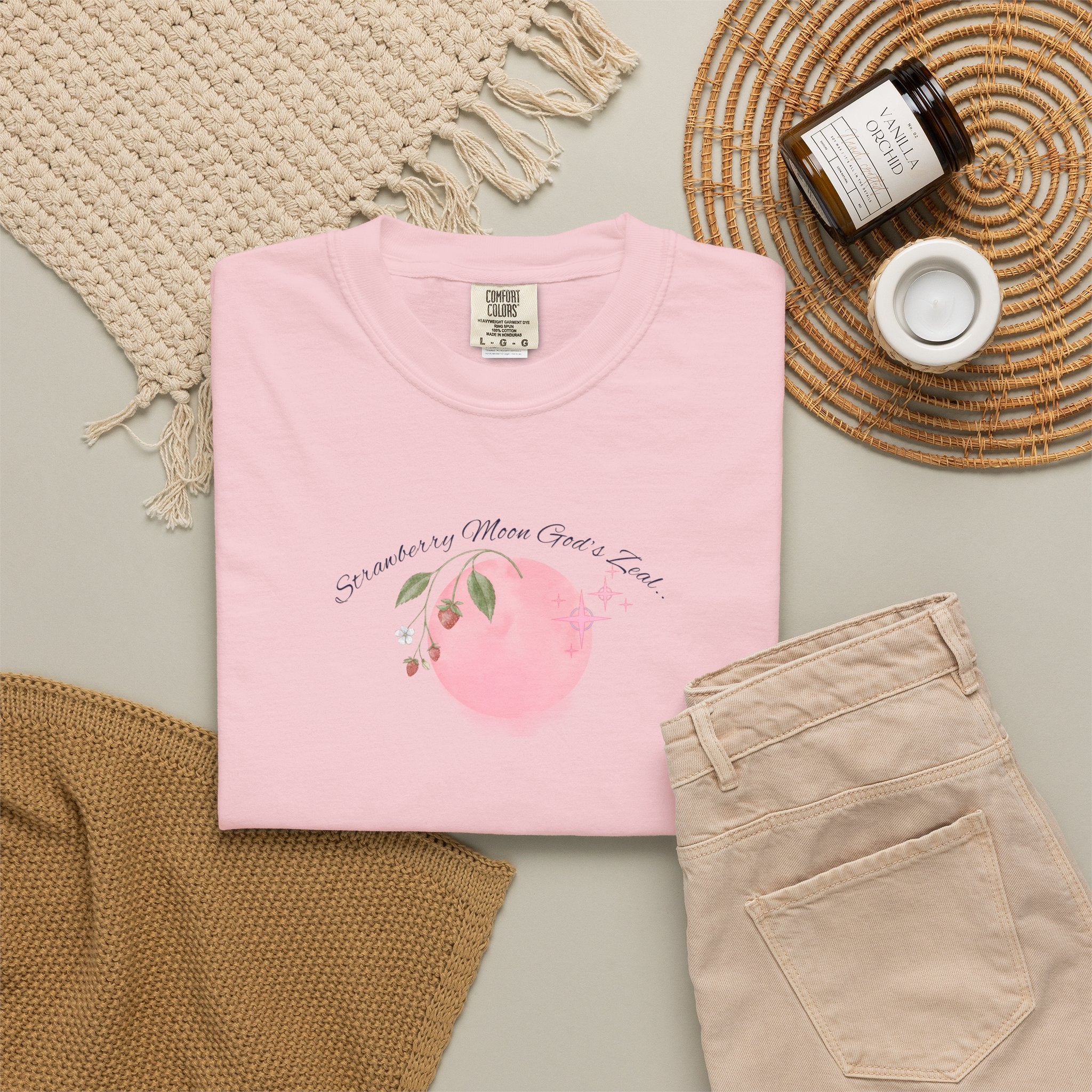 Strawberry Moon Devotional Tee