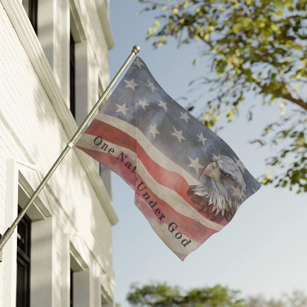 One Nation Under God - Patriotic Eagle Flag