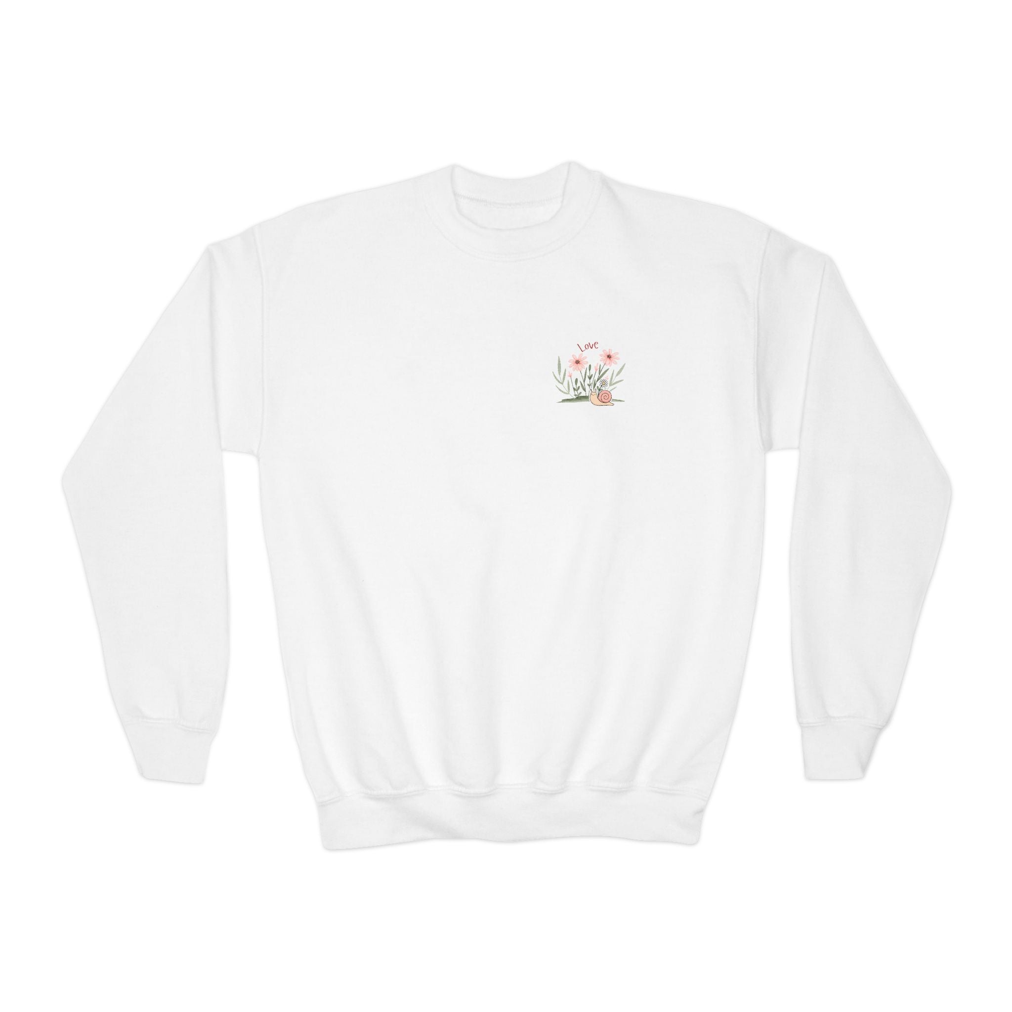 Youth Female Retro Crewneck Sweatshirt:  All You Need is Love