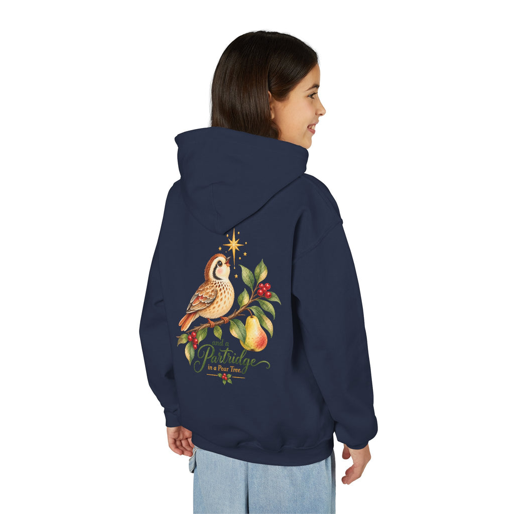 And a Partridge in a Pear Tree | Kids' Christmas Hoodie