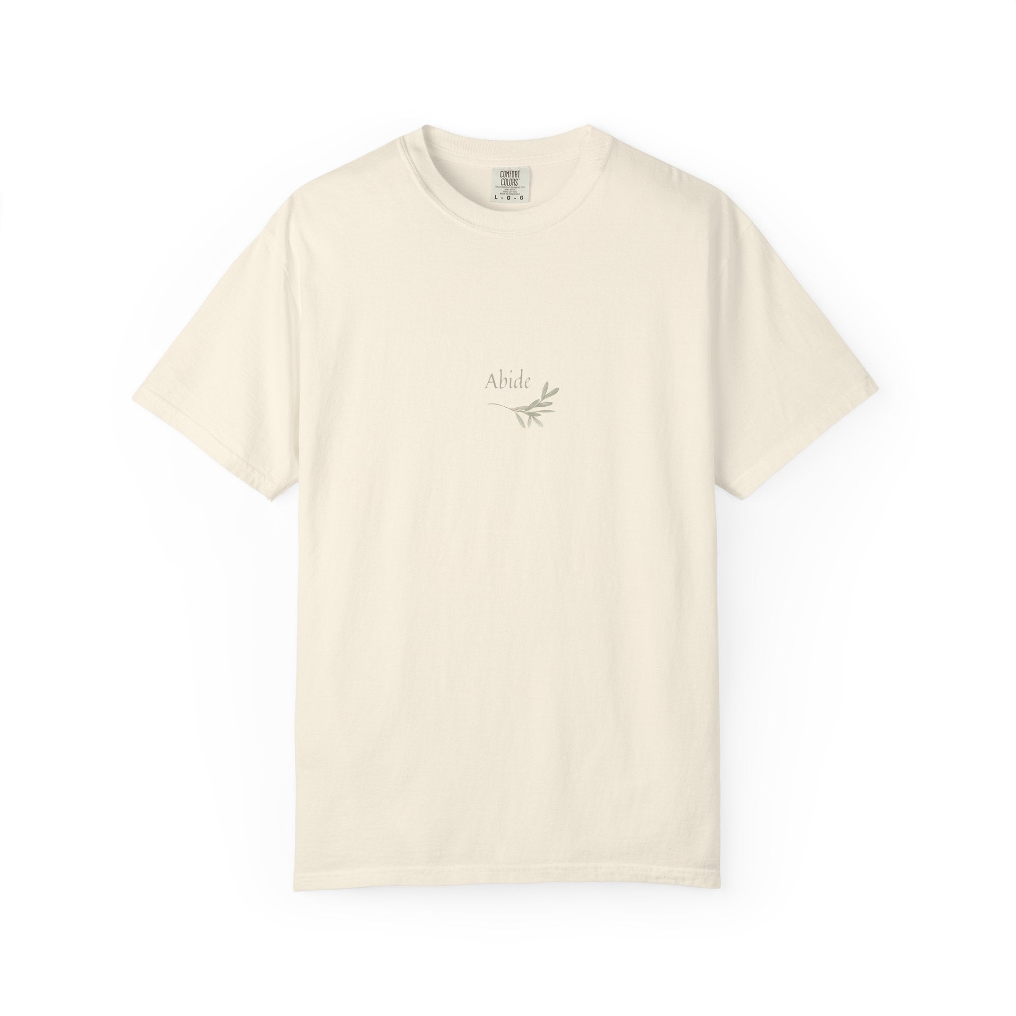 Abide -- Olive Branch  Peace Unisex Relaxed Tee