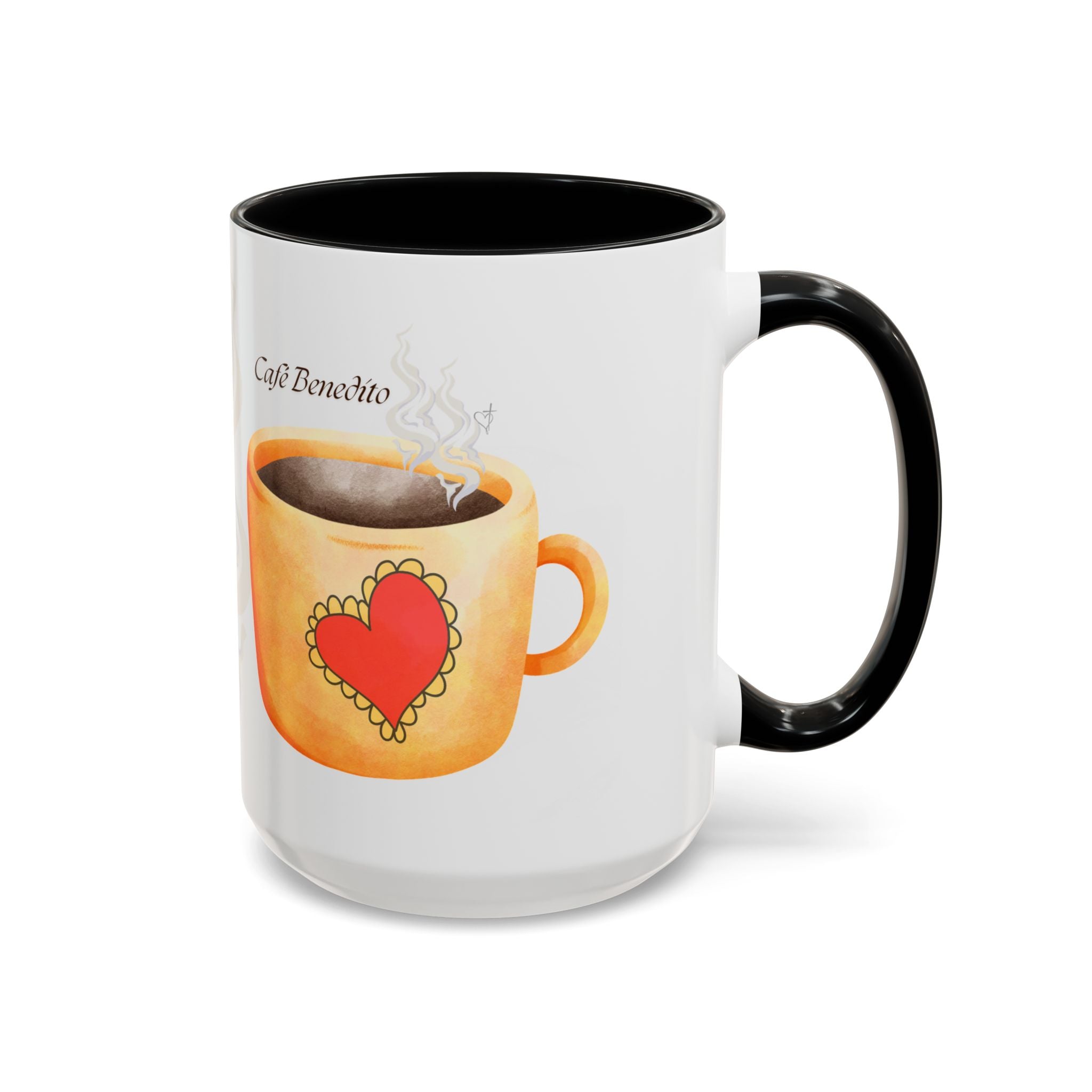 Café Bendito | Spanish Blessed Sunshine Coffee Mug –Morning Grace in Every Sip (11, 15oz)