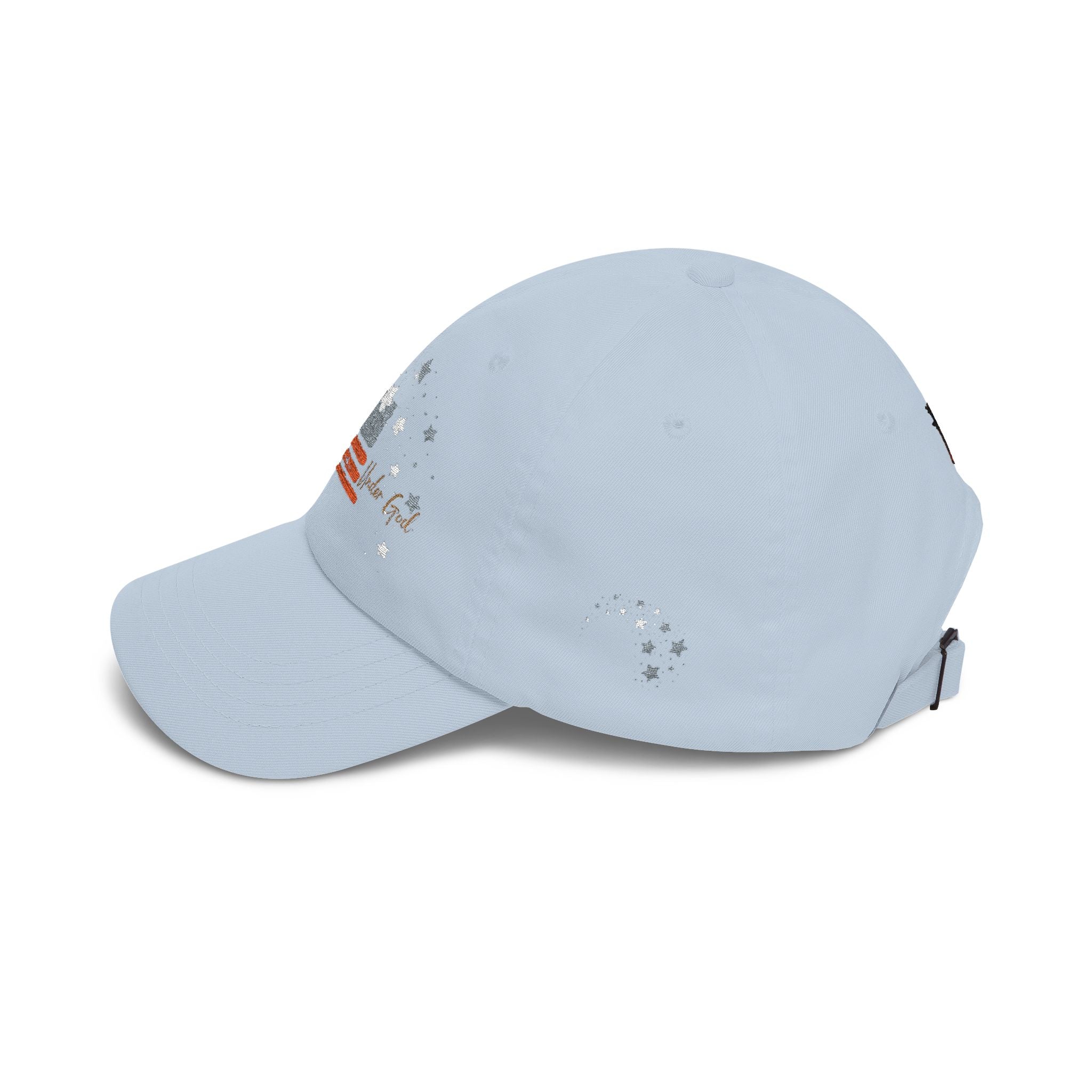 One Nation Under God | Embroidered Stars & Flag Dad Cap