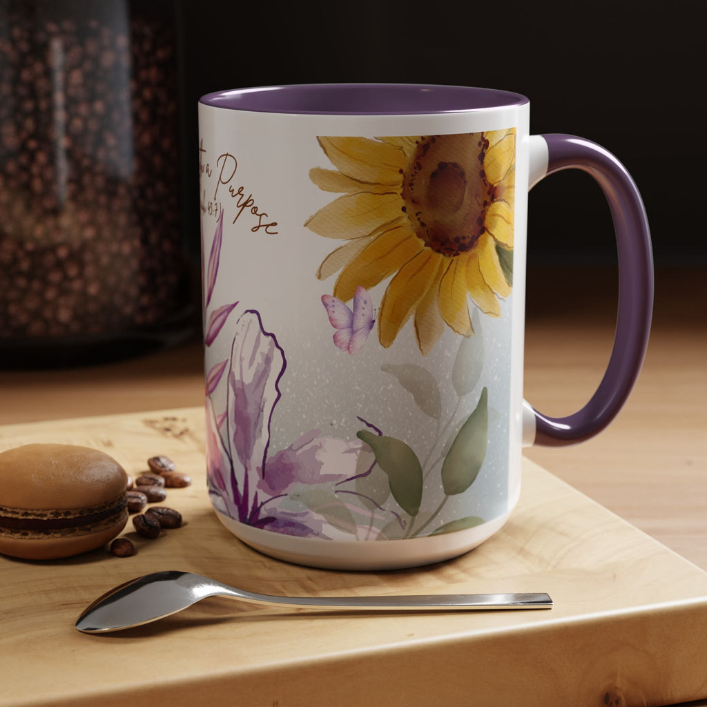 Created With a Purpose Coffee Mug - Morning Grace in Every Sip (11, 15oz)