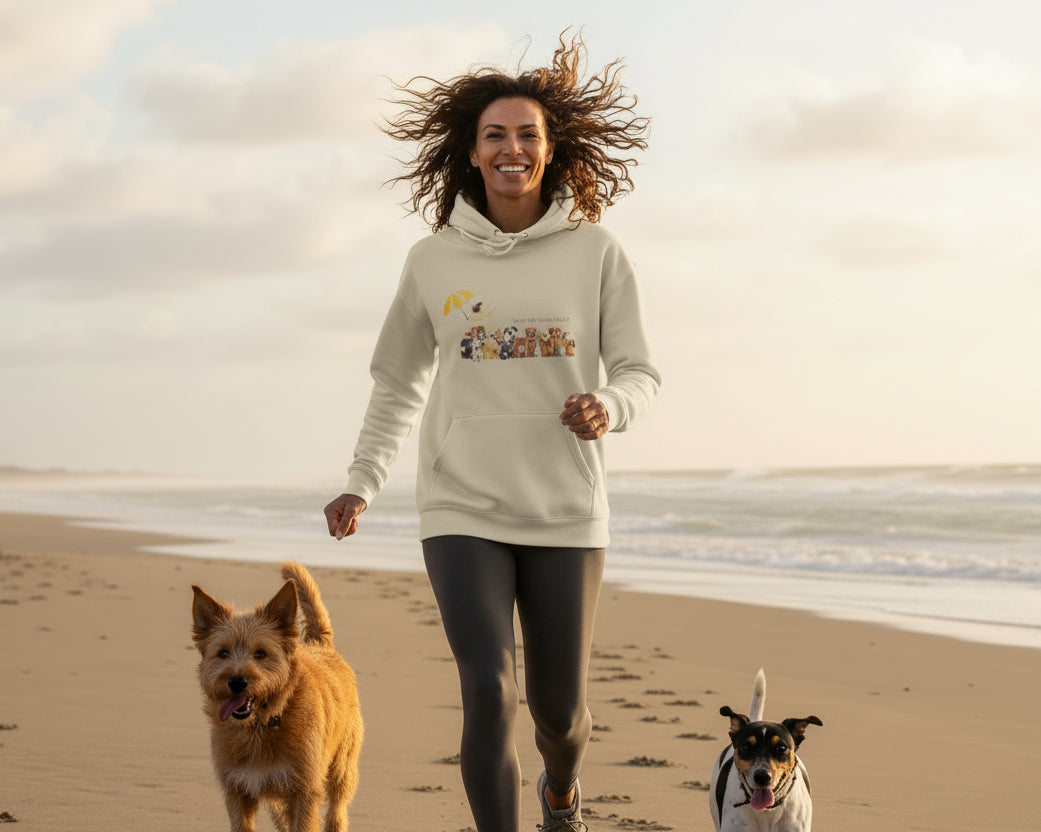 “The Lord God Loves Them All” Women's Hoodie –  Faith-Inspired Animal Lover Sweatshirt