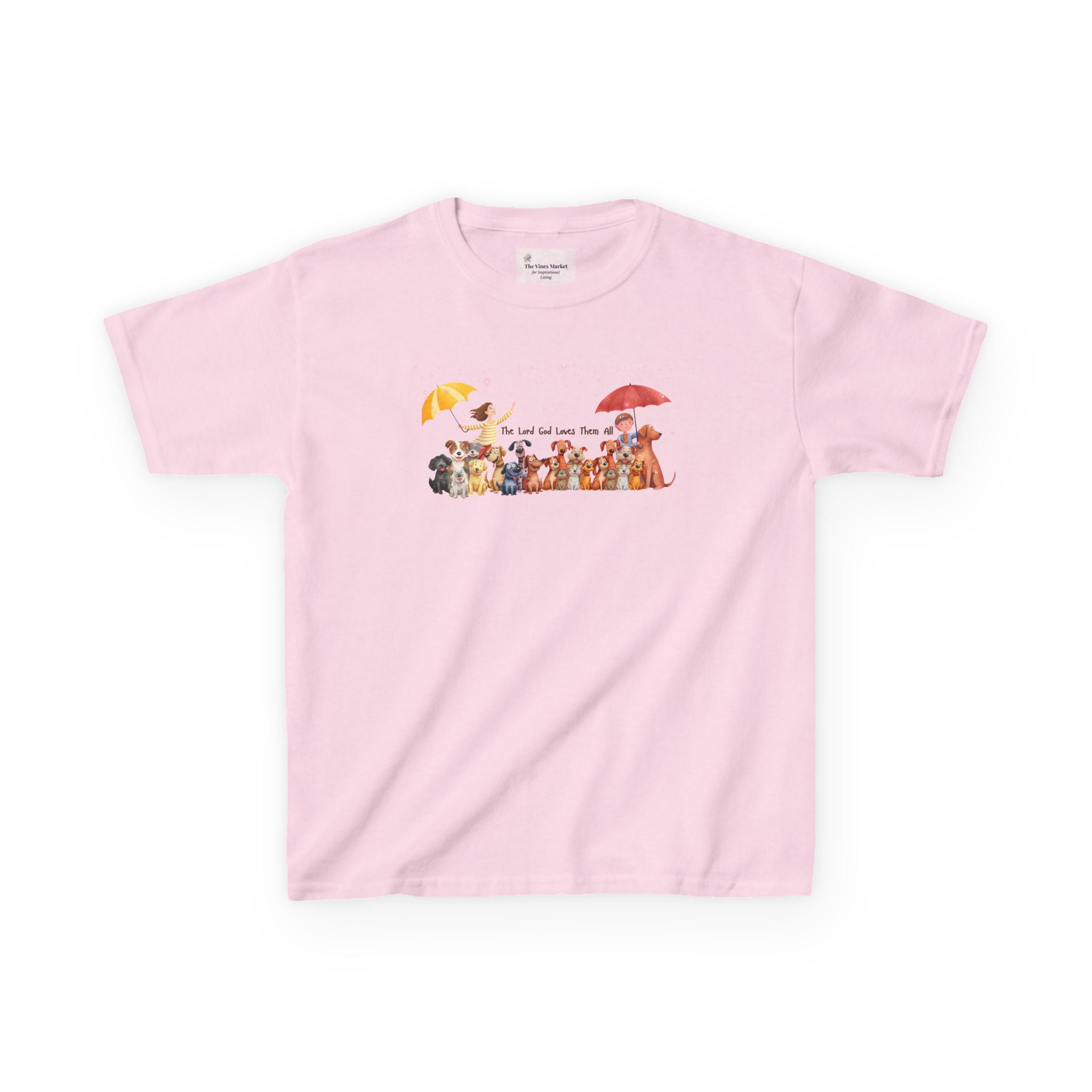 The Lord God Made Them All Kids' RelaxedTee – Unisex Pups & Joy Cotton™ Tee