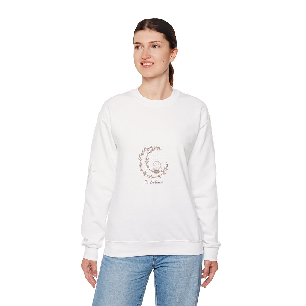 Women's Crew Neck Sweatshirt... In Balance With God