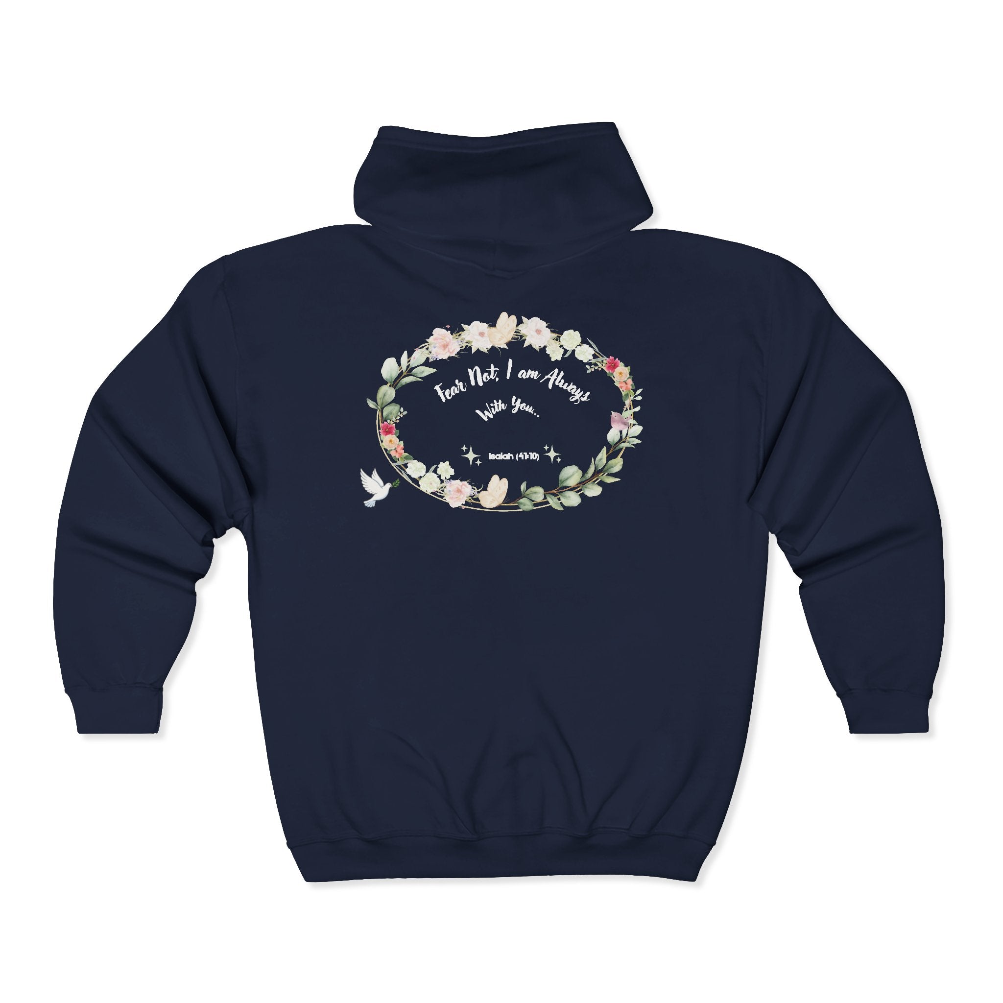 Women's "Fear Not" Heavy Blend™ Full Zip Hooded Sweatshirt