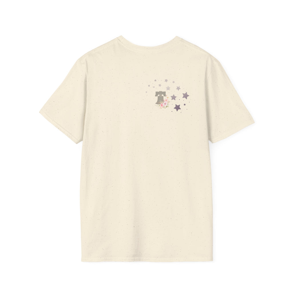 Under God | Watercolor Flag & Roses Women’s Tee