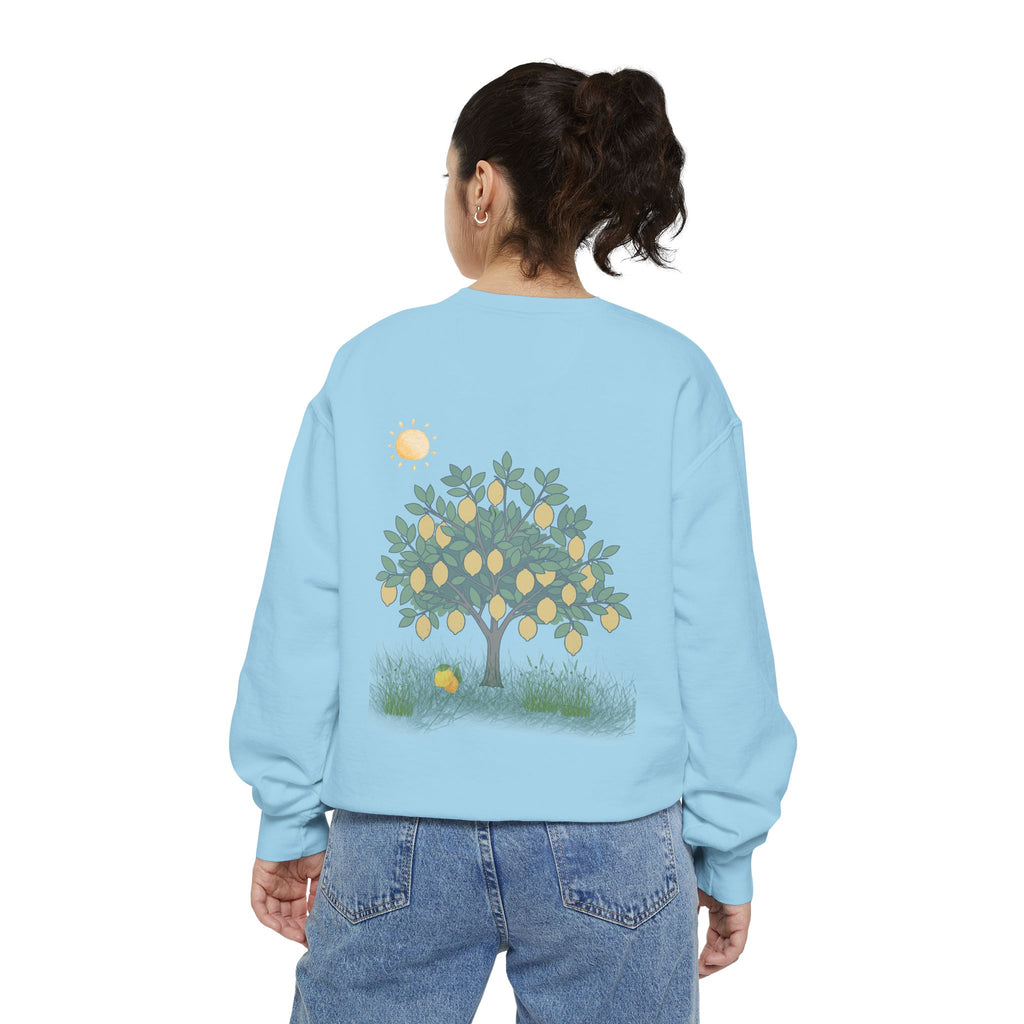 Nourish My Soul | Lemon Tree Comfort Colors Crewneck Sweatshirt – Faith & Soul Care Adult Female