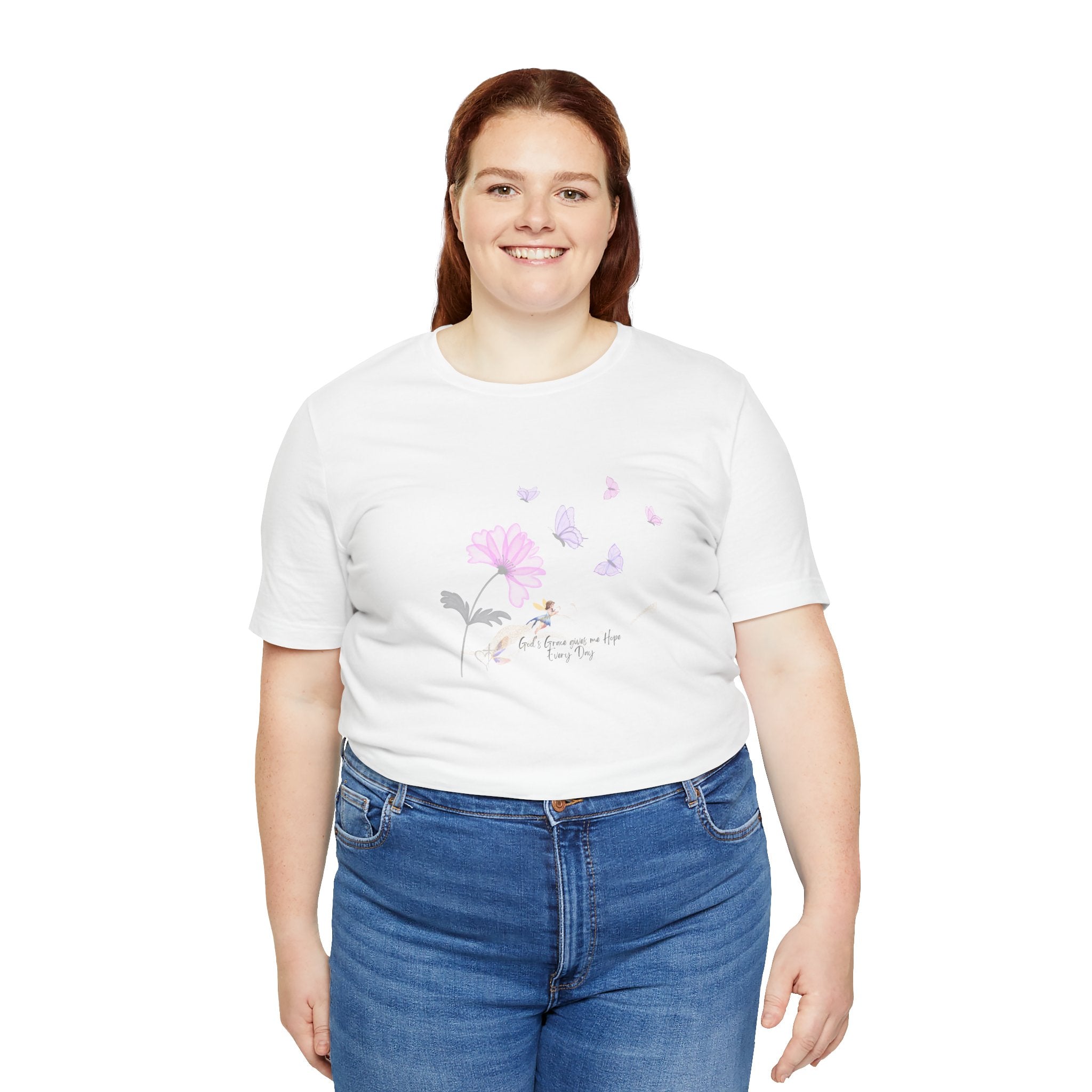 God's Grace Gives Me Hope Tee – Butterflies & Bloom