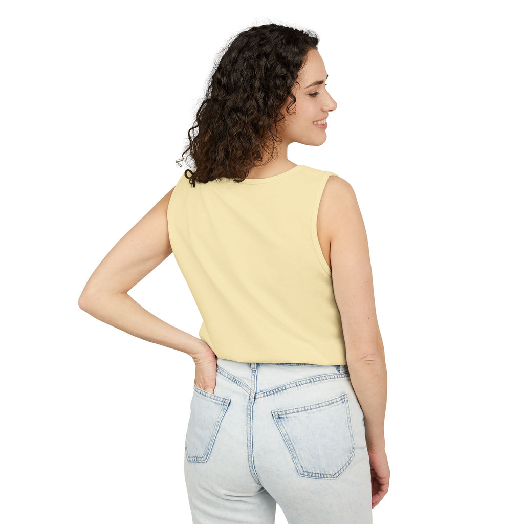 Soft Garment-Dyed Tank Top for Her:  Unity Heals
