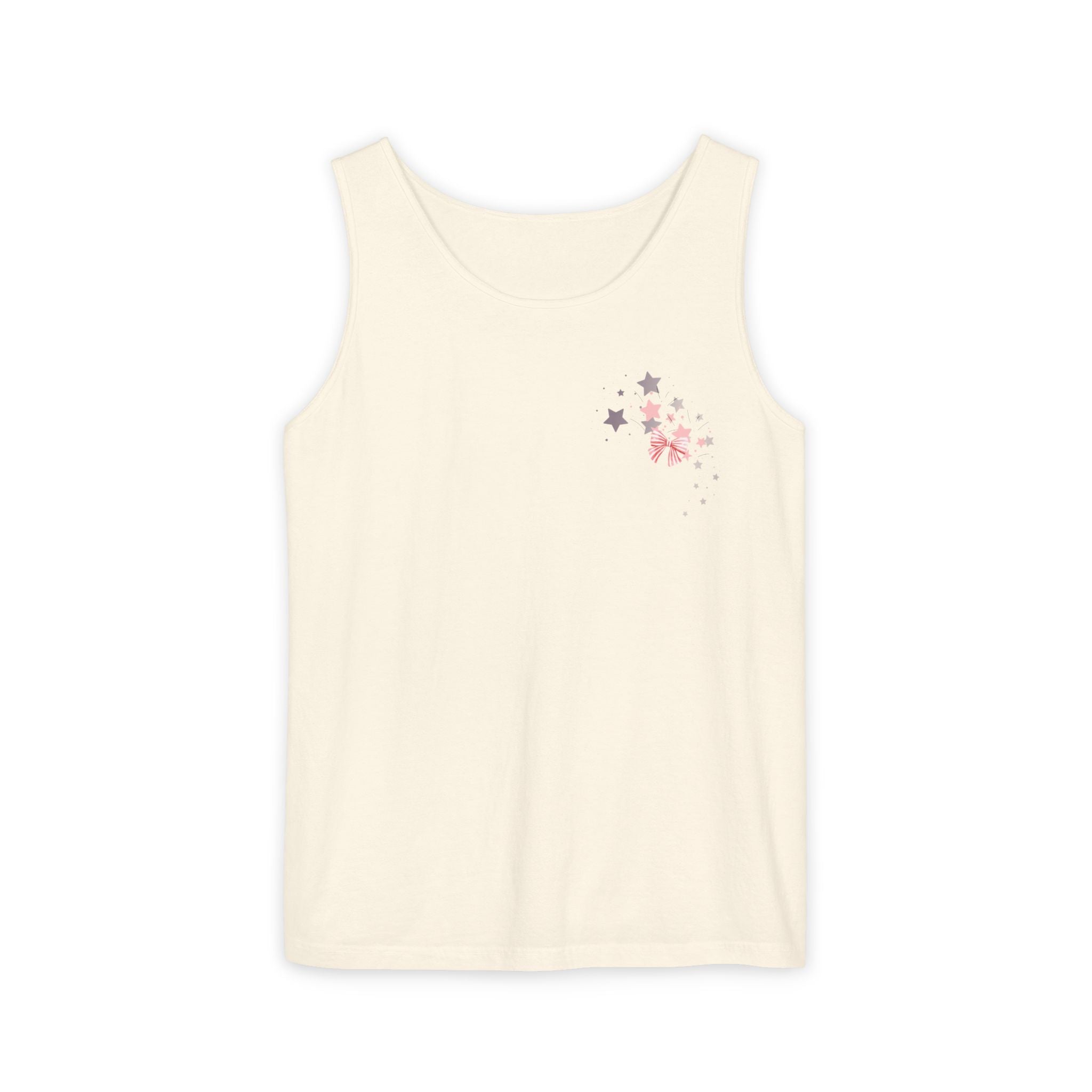 Then, Now and Always | Watercolor Flag & Roses Women's Tank Top