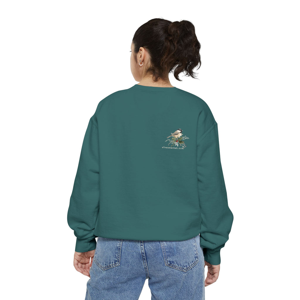 Spread Joy Like Snowflakes | Comfort Colors Snowman Sweatshirt