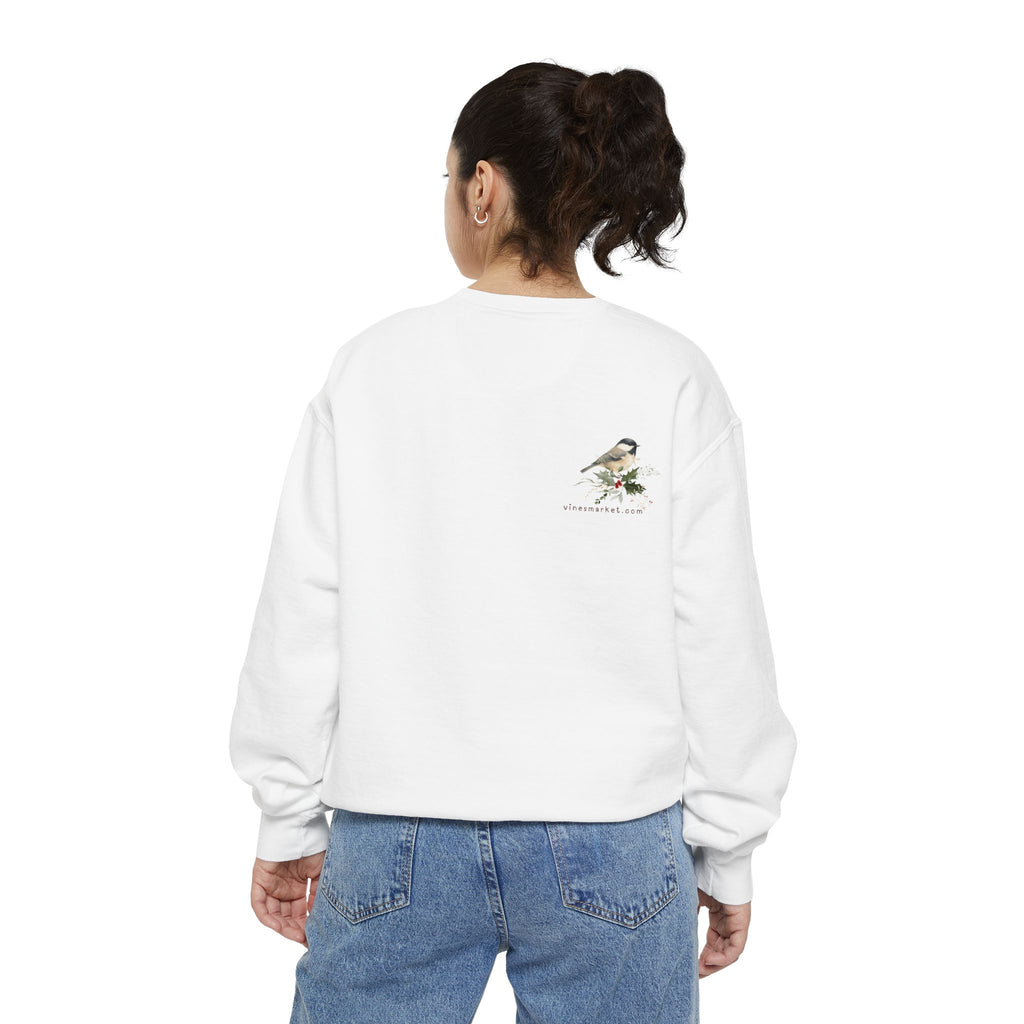 Spread Joy Like Snowflakes | Comfort Colors Snowman Sweatshirt