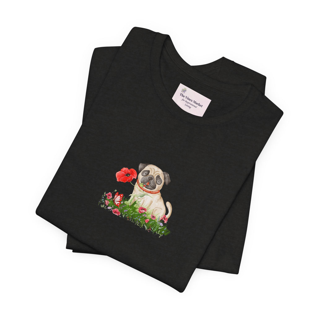 Best Dog Mom Ever Pug T-Shirt – Cute Dog Lover Gift Adult Female