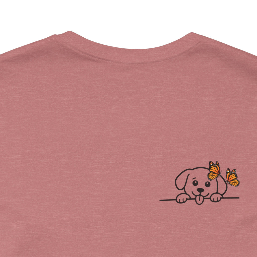 Dog Mom | Heart Paw Print T-Shirt – Cute Dog Lover Gift Adult Female