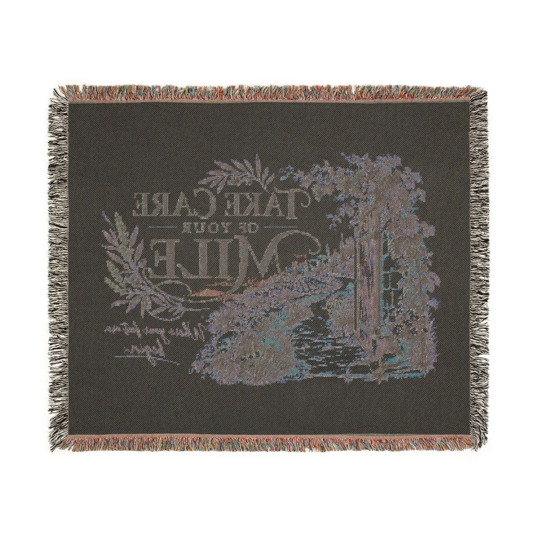 The Vineyard Covenant: Sarah’s Song — Woven Throw Blanket