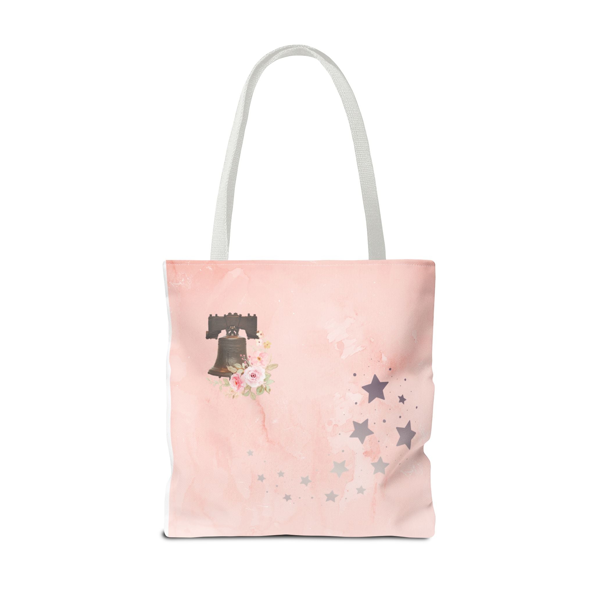 Under God | Watercolor Flag & Roses Tote Bag
