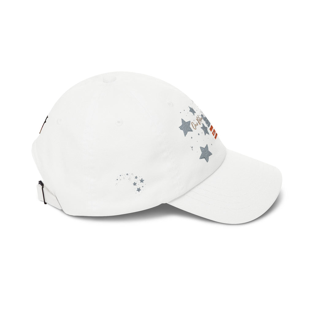 One Nation Under God | Embroidered Stars & Flag Dad Cap