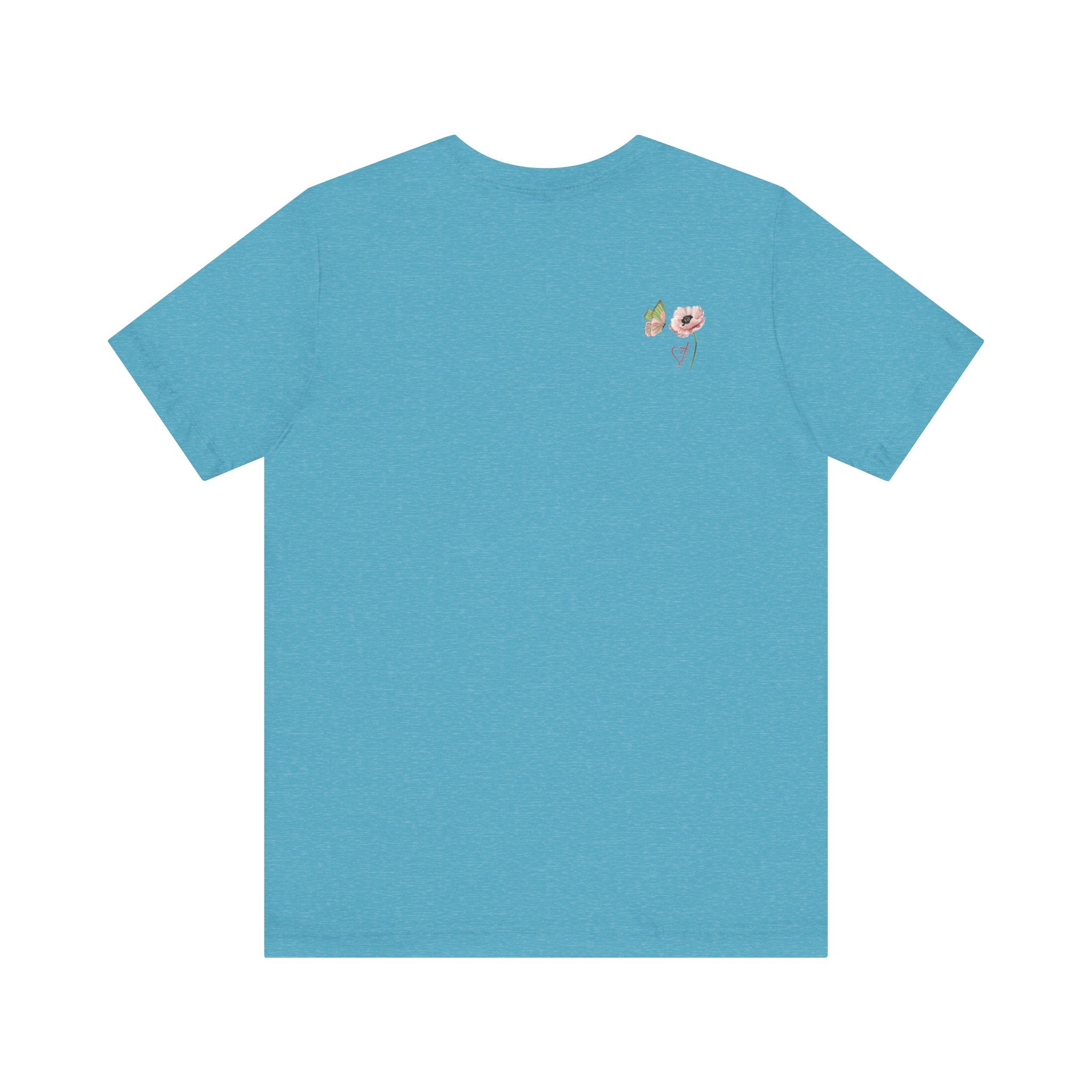 Relaxed Adult Female Comfort Tee: Hope & Rebirth Floral Tee – Easter Collection
