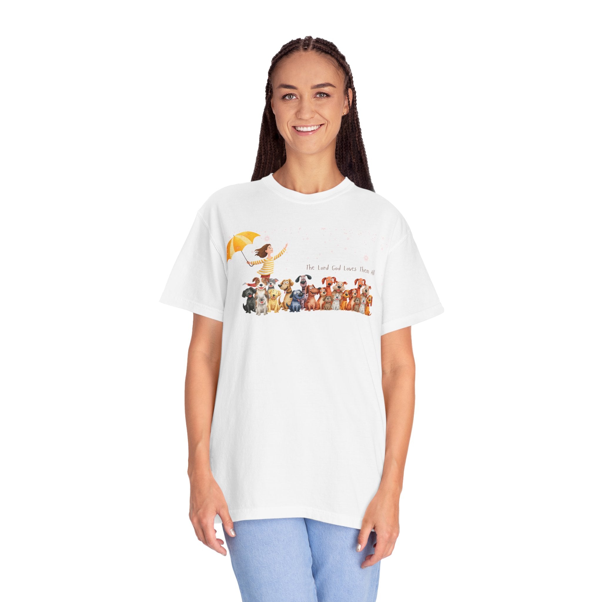 The Lord God Made Them All | Women's Dog Lover Relaxed Tee