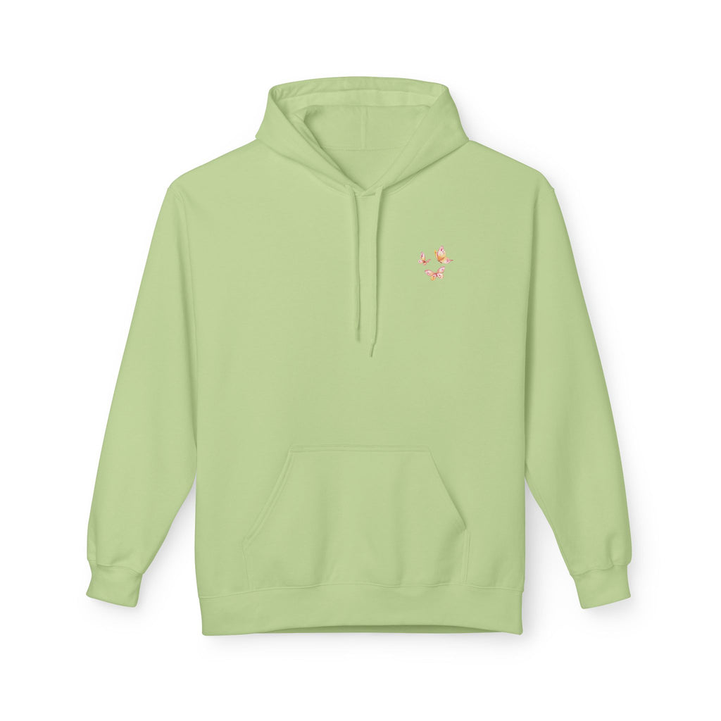 Adult Female Lightweight Soft Fleece Style Hoodie With Pockets:  "I am With You"  (Isaiah 41:10)