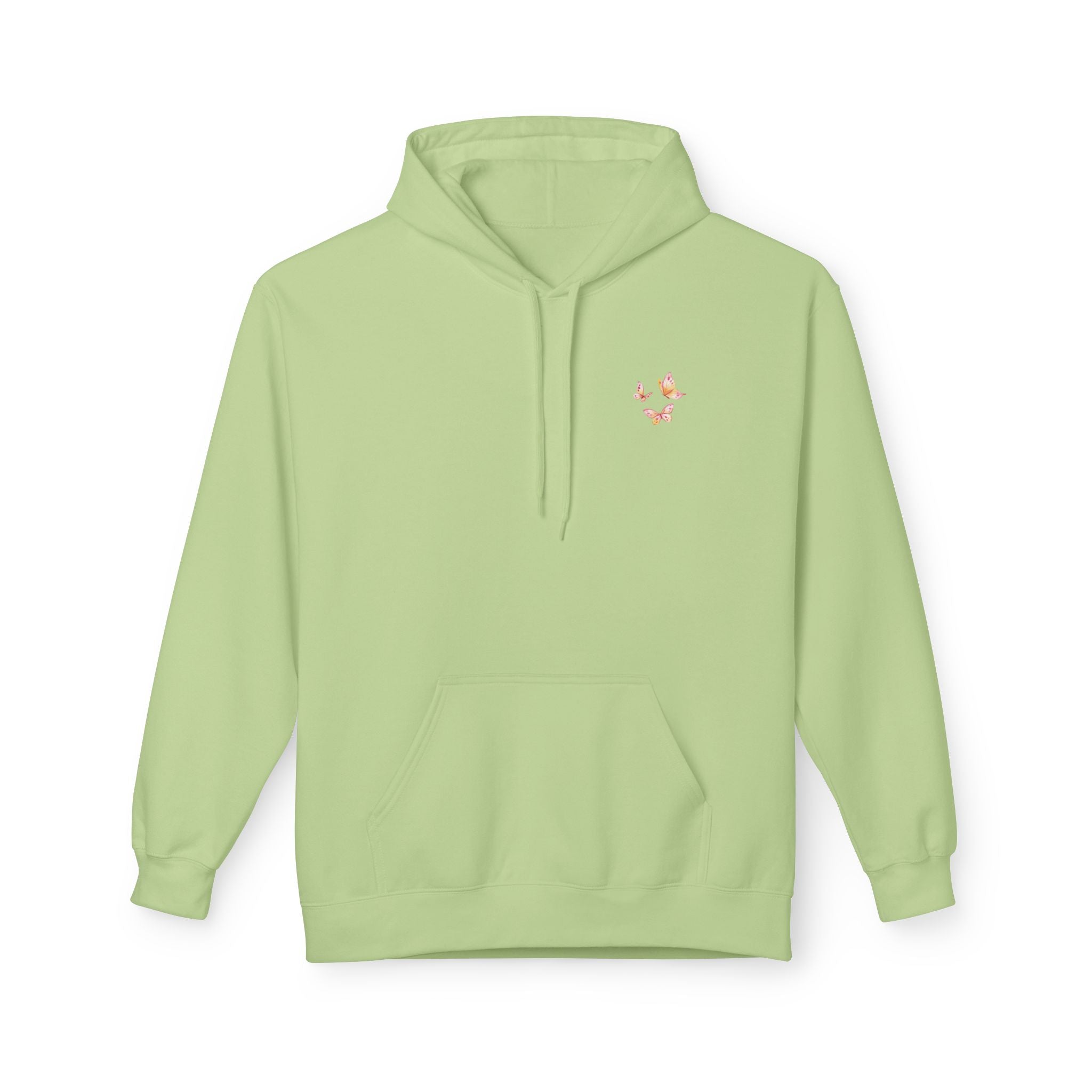 Adult Female Lightweight Soft Fleece Style Hoodie With Pockets:  "I am With You"  (Isaiah 41:10)
