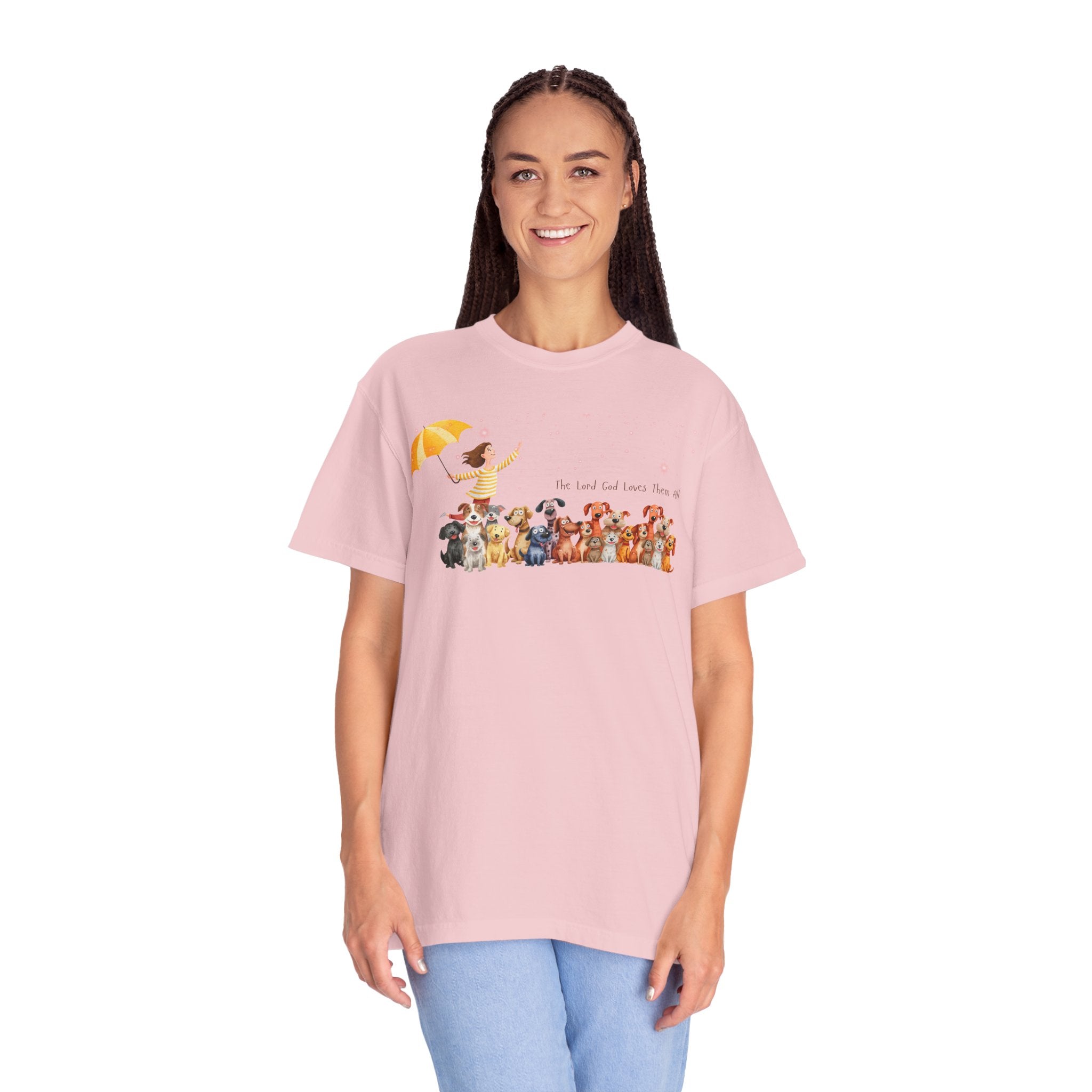 The Lord God Made Them All | Women's Dog Lover Relaxed Tee
