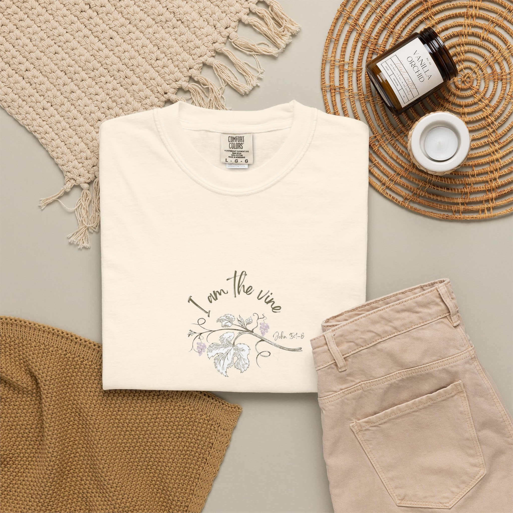 "I am the Vine":   Soft Relaxed Tee