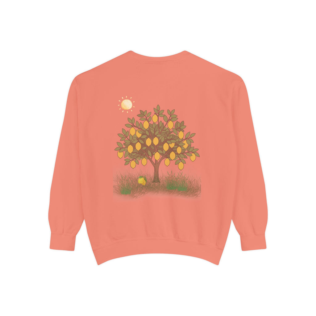 Nourish My Soul | Lemon Tree Comfort Colors Crewneck Sweatshirt – Faith & Soul Care Adult Female