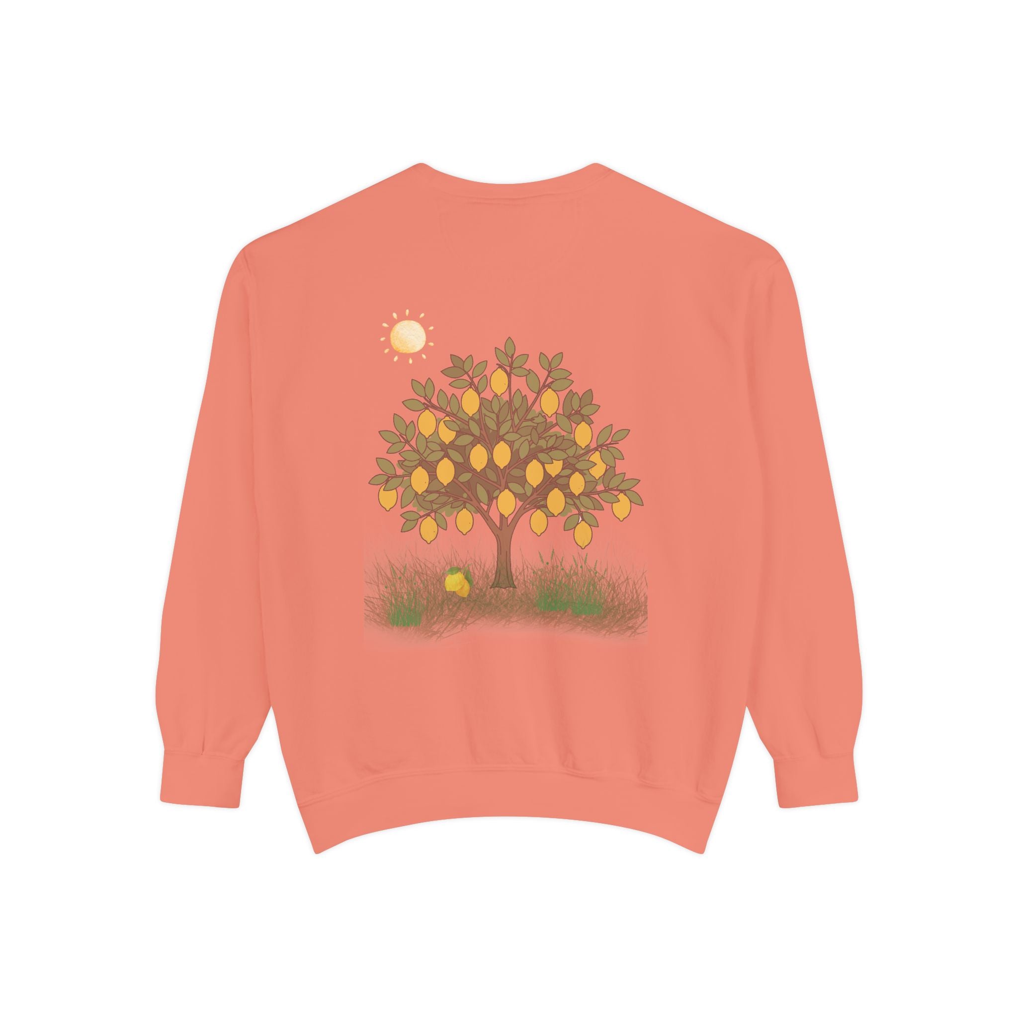 Nourish My Soul | Lemon Tree Comfort Colors Crewneck Sweatshirt – Faith & Soul Care Adult Female