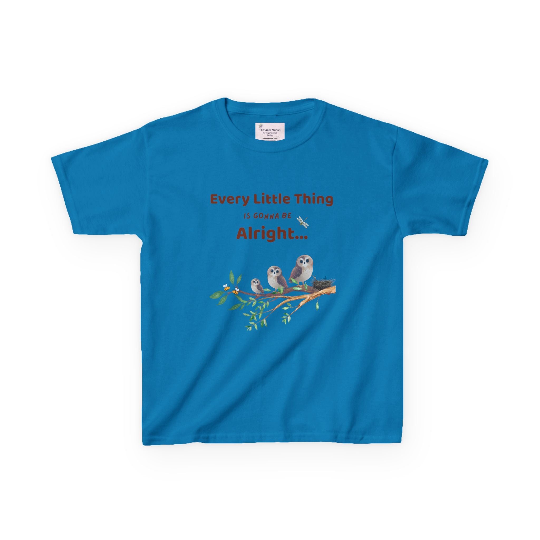 Peace and Love Kids Unisex Tee Shirt:  Every Little Thing is Gonna Be Alright