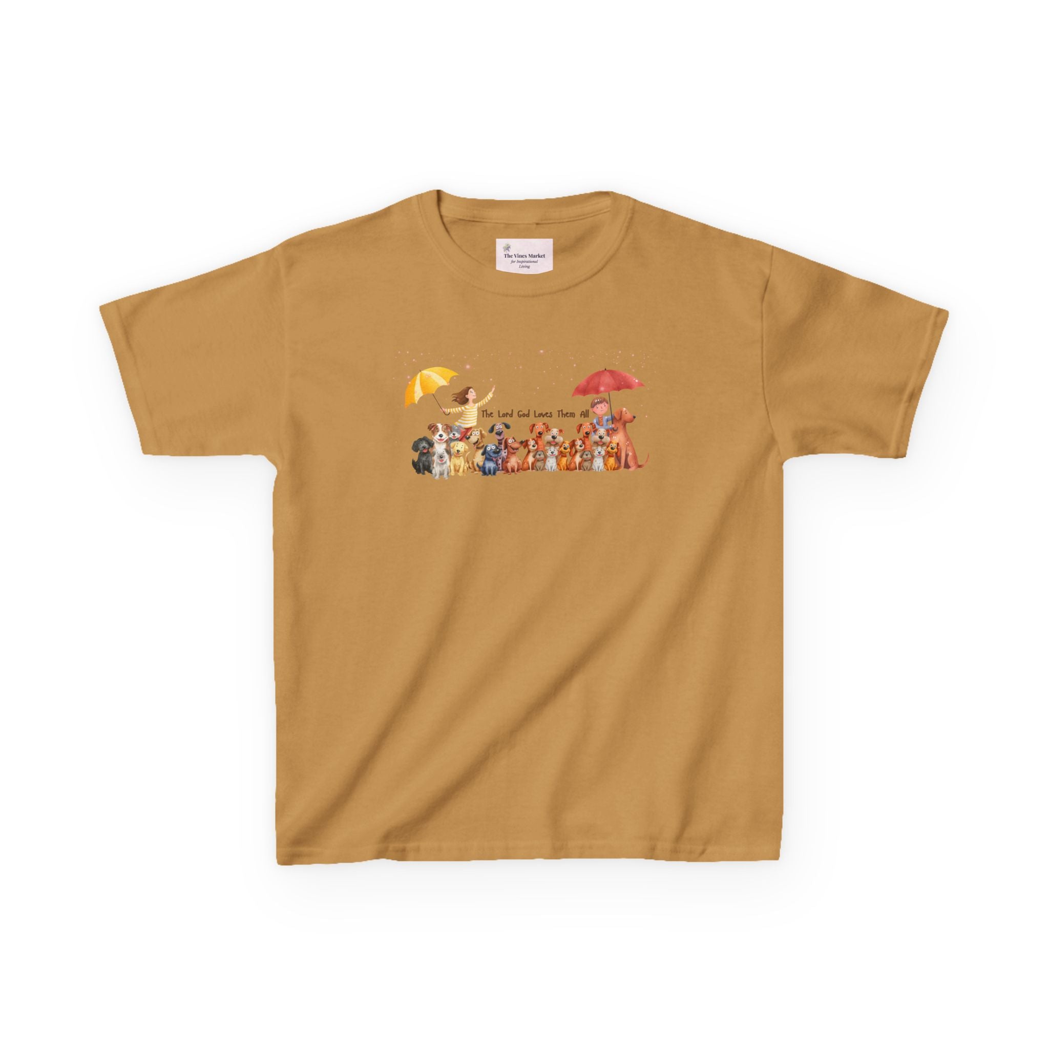 The Lord God Made Them All Kids' RelaxedTee – Unisex Pups & Joy Cotton™ Tee