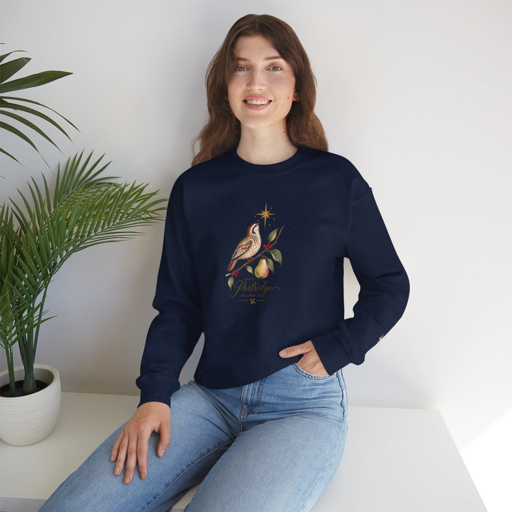 And a Partridge in a Pear Tree | Women's Christmas Crewneck Sweatshirt