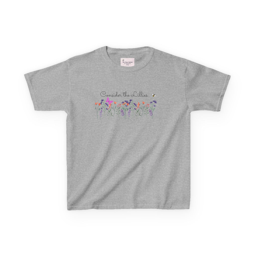 Consider the Lilies Girls' Tee – Love & Grace in Bloom  Kids Cotton™ Tee