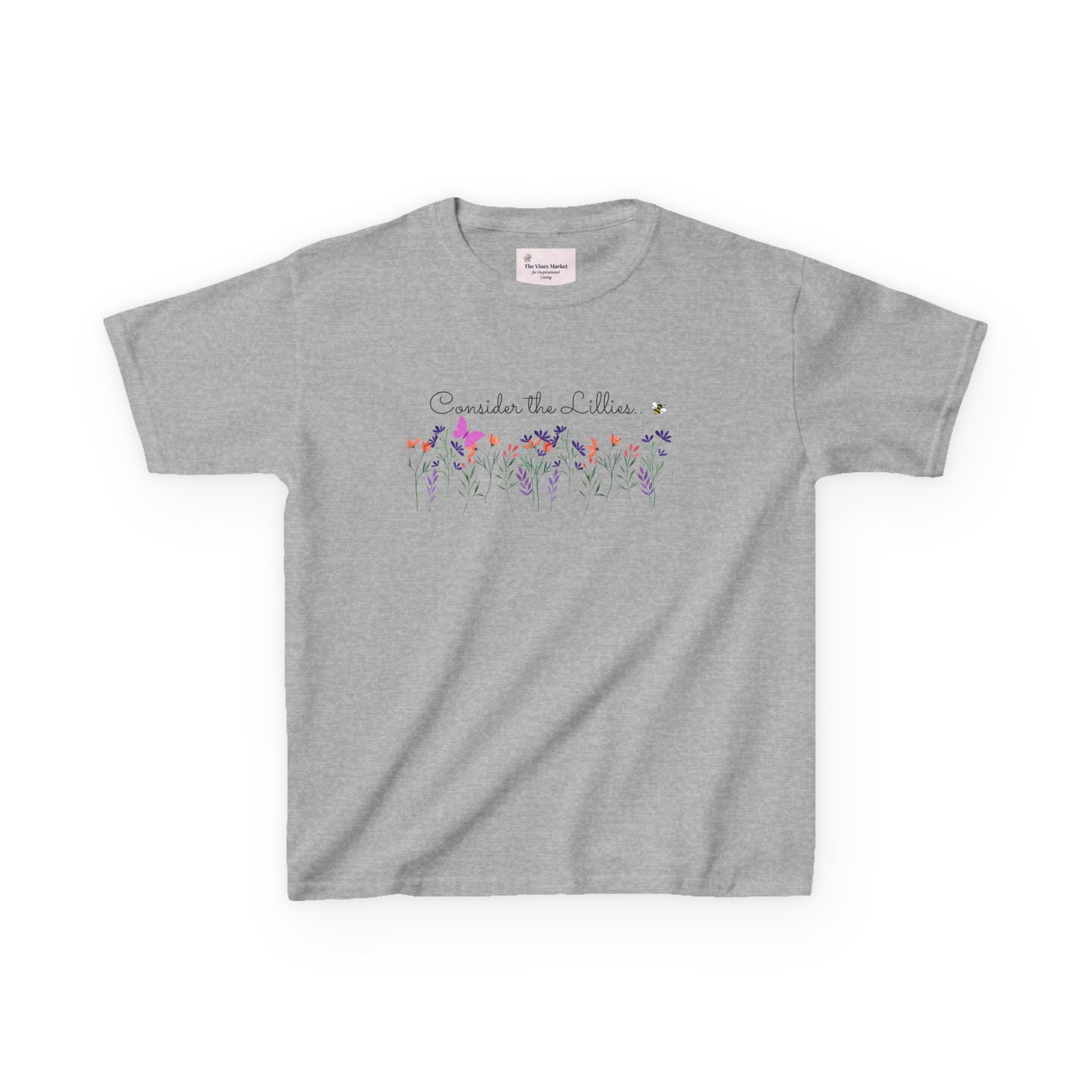 Consider the Lilies Girls' Tee – Love & Grace in Bloom  Kids Cotton™ Tee