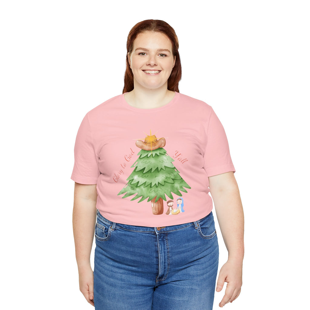 Glory to God Y'all | Women's Faith-Forward Cotton Tee