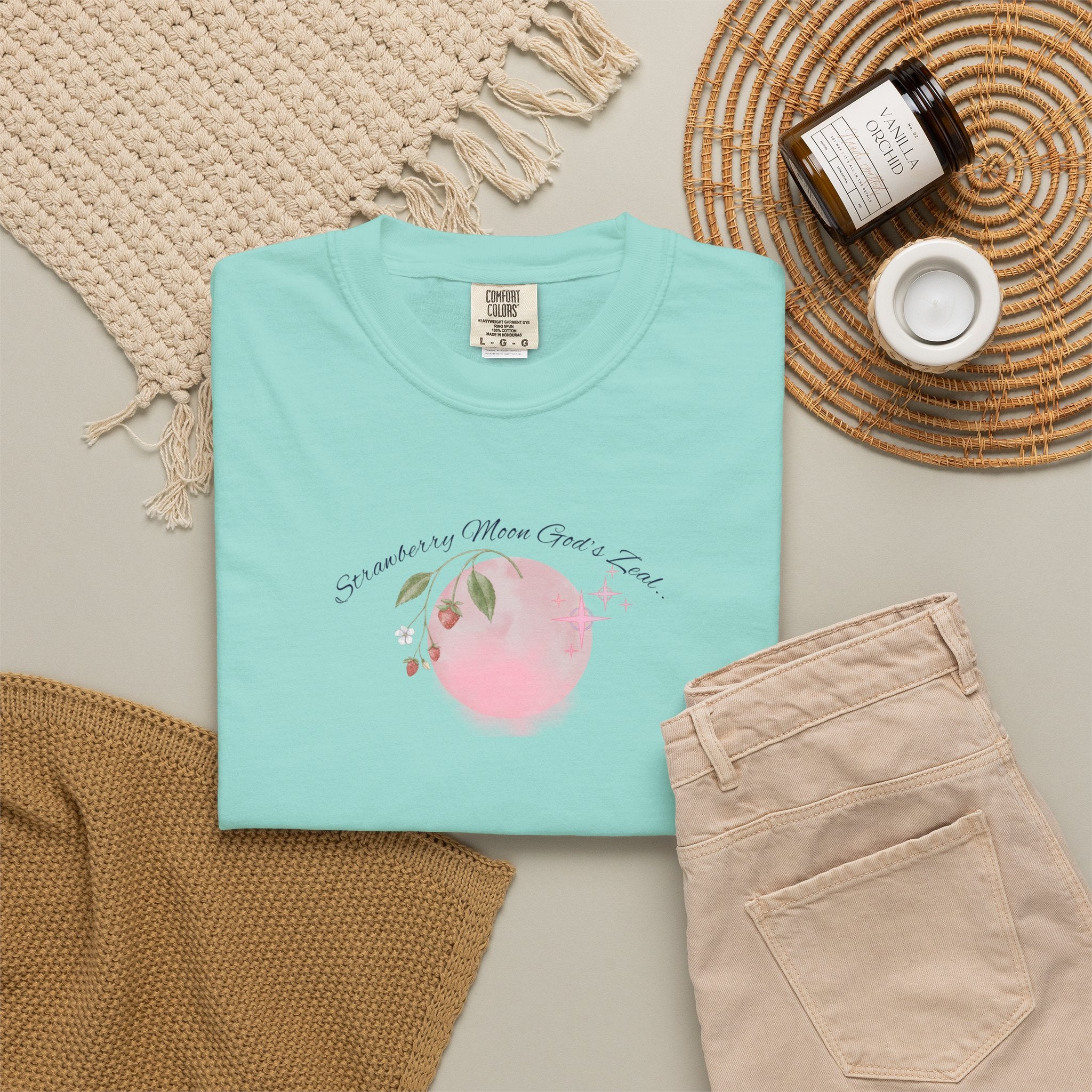 Strawberry Moon Devotional Tee