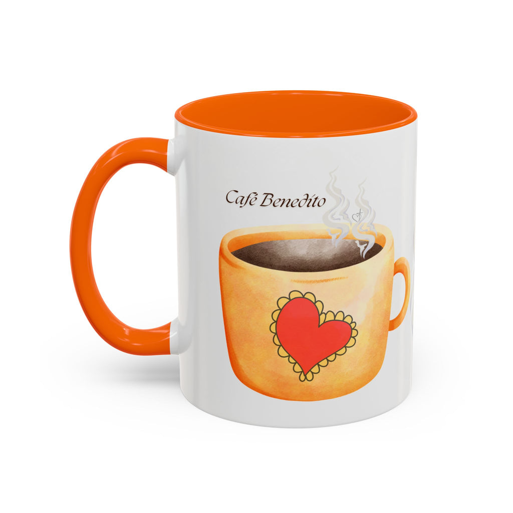 Café Bendito | Spanish Blessed Sunshine Coffee Mug –Morning Grace in Every Sip (11, 15oz)