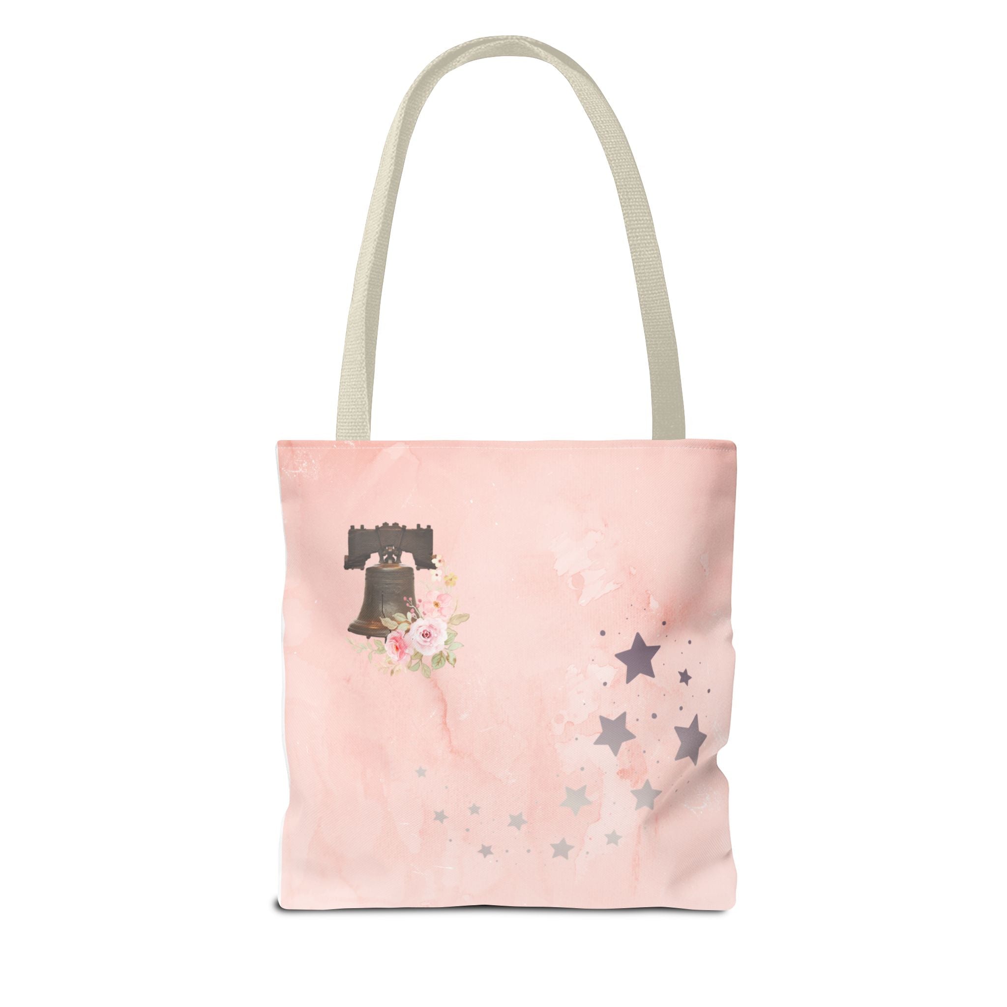 Under God | Watercolor Flag & Roses Tote Bag