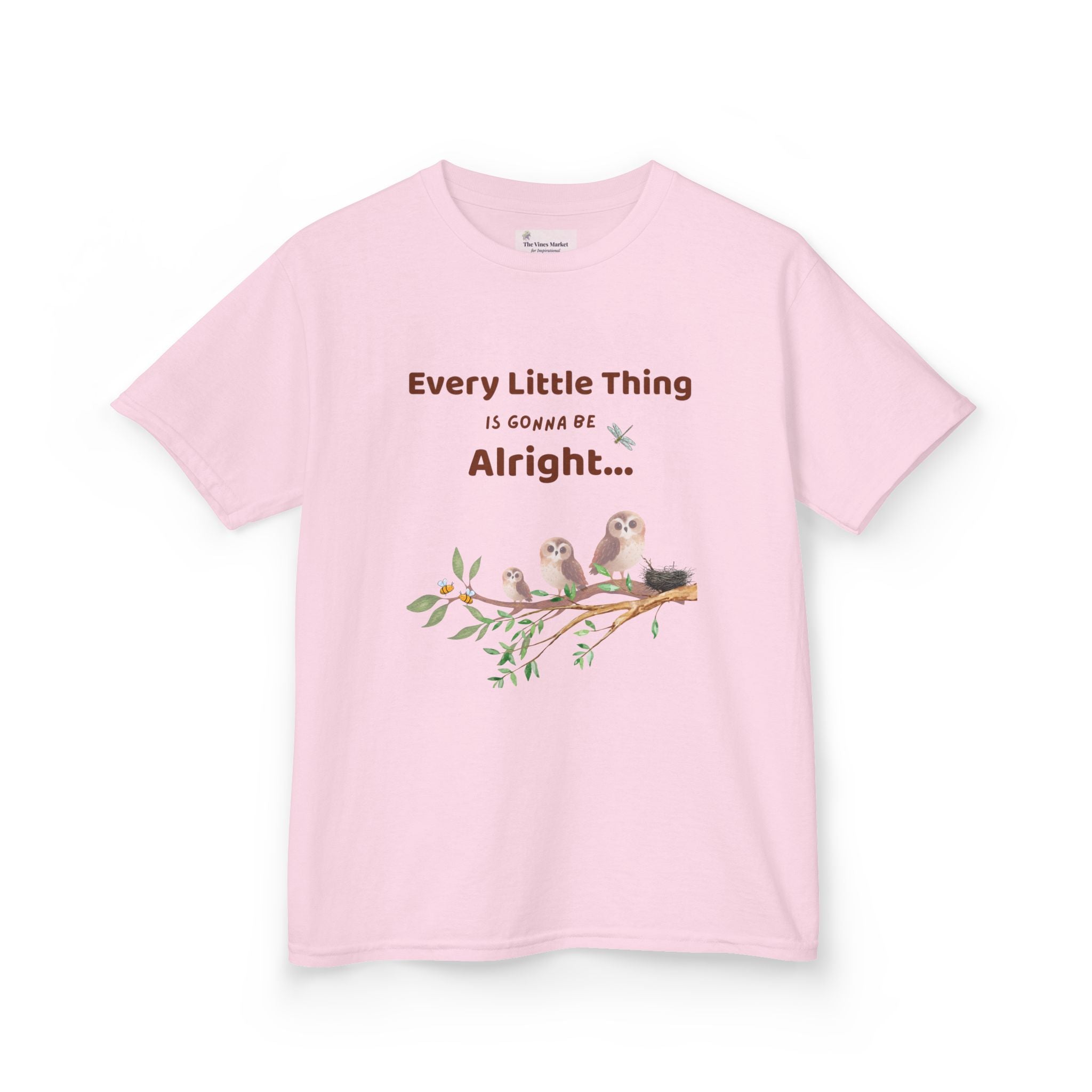 Peace and Love Kids Unisex Tee Shirt:  Every Little Thing is Gonna Be Alright