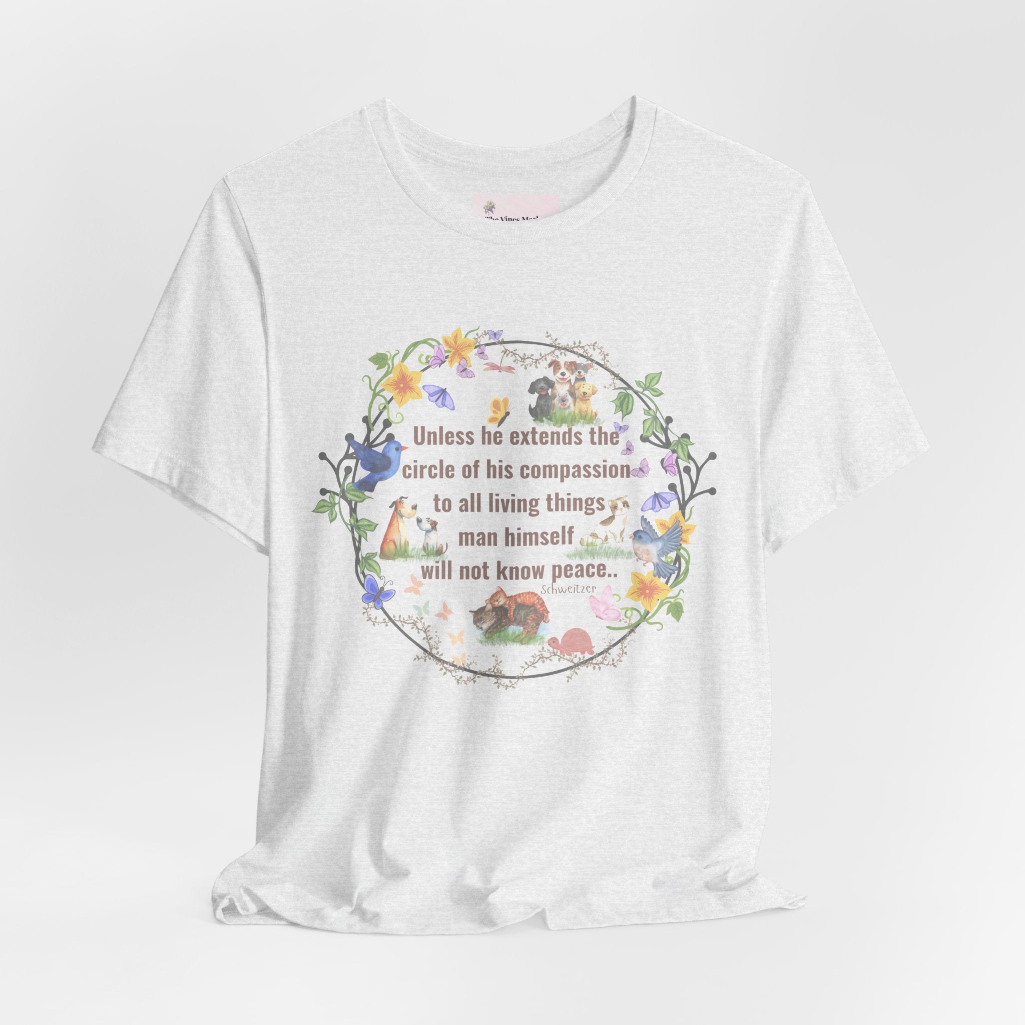 Circle of Compassion - Schweitzer Unisex Relaxed Comfort Tee